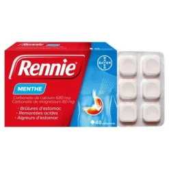 Rennie menthe comprimé à croquer