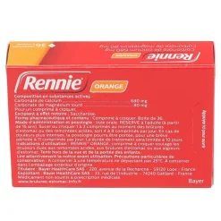 Rennie Orange comprimé à croquer