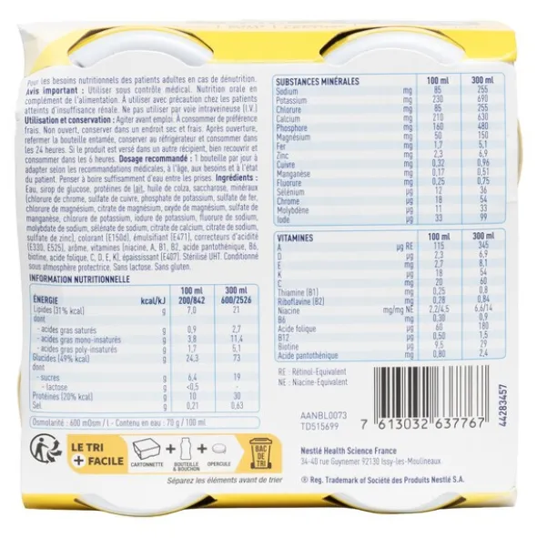 Renutryl Booster boisson hyperprotéinée hypercalorique