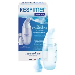 Respimer Netiflow kit d'irrigation nasale + 6 sachets