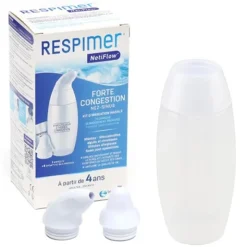 Respimer Netiflow kit d'irrigation nasale + 6 sachets