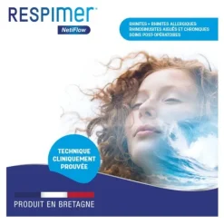 Respimer Netiflow kit d'irrigation nasale + 6 sachets