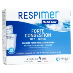 Respimer Netiflow sachet de sels minéraux nasal