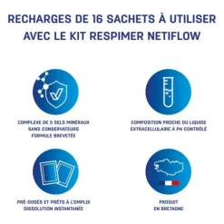 Respimer Netiflow sachet de sels minéraux nasal