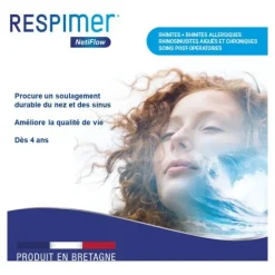 Respimer Netiflow sachet de sels minéraux nasal