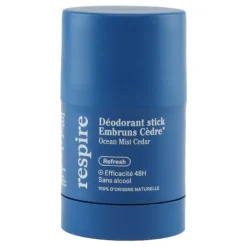 Respire Déodorant stick Embruns Cèdre