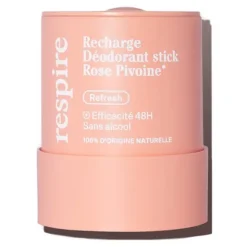 Respire Déodorant stick Rose Pivoine Bio