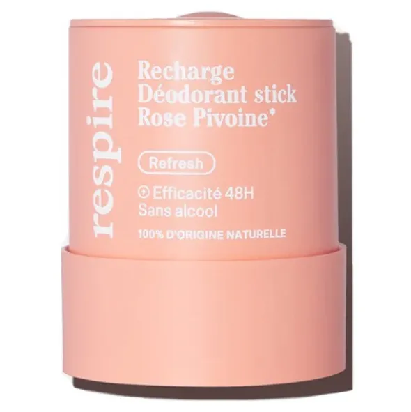 Respire Déodorant stick Rose Pivoine Bio