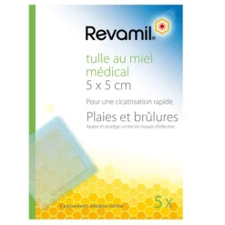 Revamil compresses imprégnées de miel