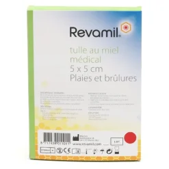 Revamil compresses imprégnées de miel