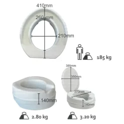 Réhausse WC Contact Plus