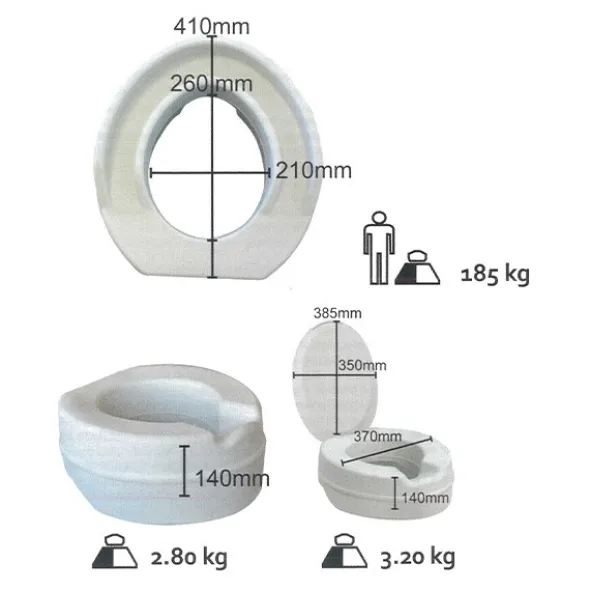 Réhausse WC Contact Plus
