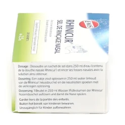 Rhinicur sel de rinçage nasal sachets