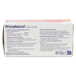Rhinofebral sans sucre sachet