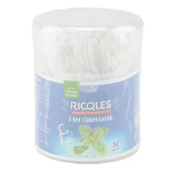 Ricqles fil dentaire 2 en 1