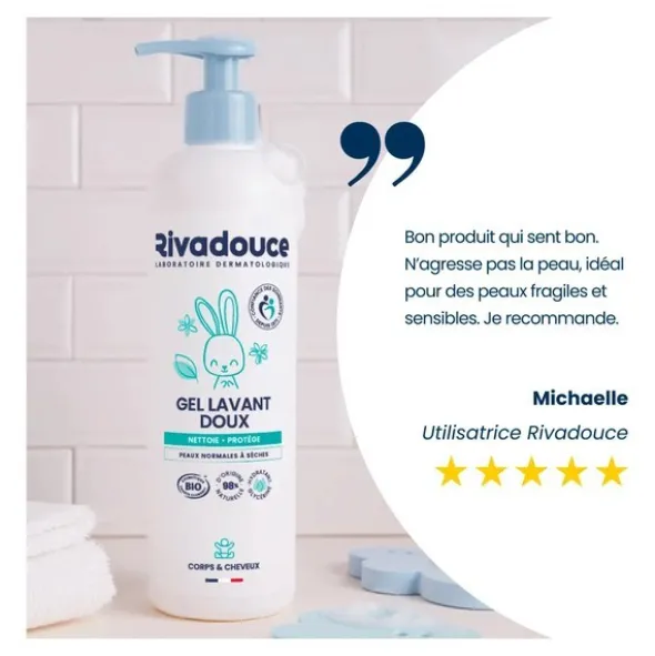 Rivadouce Bébé Gel doux lavant bio