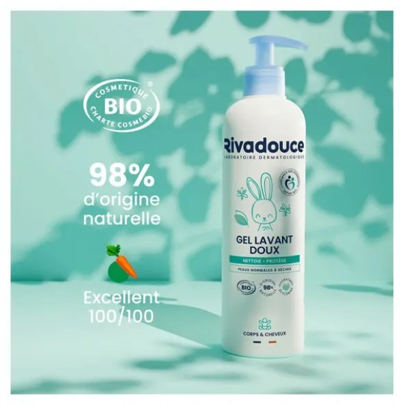 Rivadouce Bébé Gel doux lavant bio