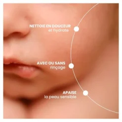 Rivadouce Bébé lait de toilette bio