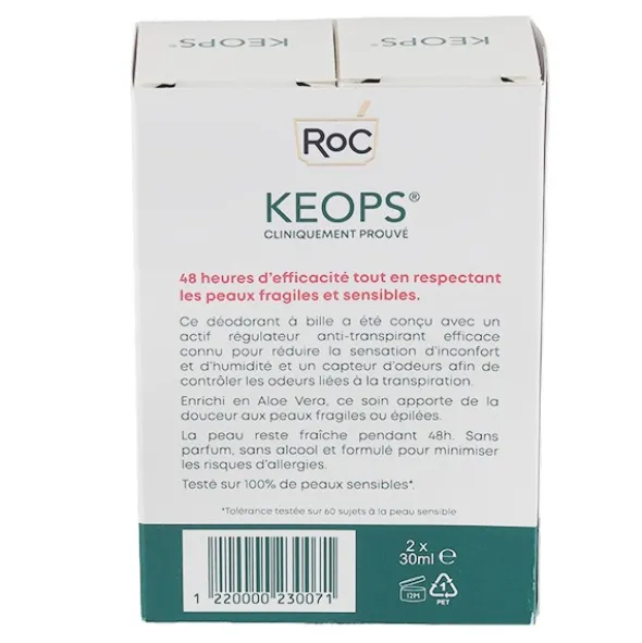 Roc Keops Sensitive déodorant 48 h