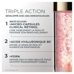Roc Retinol Correxion Lissant rides Triple sérum