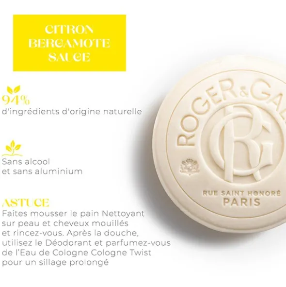 Roger et Gallet Cologne Twist Pain nettoyant