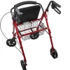 Rollator 4 roues assise et dossier