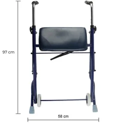 Rollator 2 roues avec siège