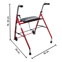 Rollator 2 roues fortissimo avec siège