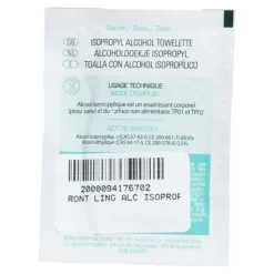 Ront Lingette alcool isopropylique 70%
