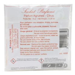 Sachet parfumé Le Blanc Parfum de Grasse désodorisant