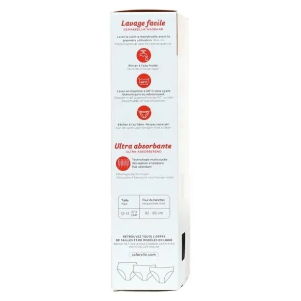 Saforelle Culotte menstruelle Premières règles