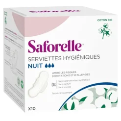 Saforelle Serviette hygiénique Nuit