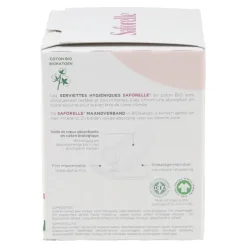 Saforelle Serviettes hygiéniques Normal Coton Bio