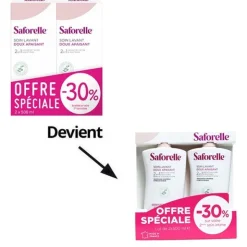 Saforelle soin lavant doux apaisant