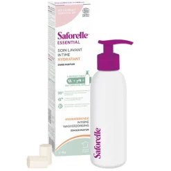 Saforelle Soin lavant intime hydratant bio à reconstituer