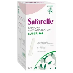 Saforelle Tampons Super avec applicateur