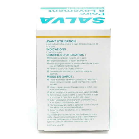 Salva poire à lavement col massif 320 ml