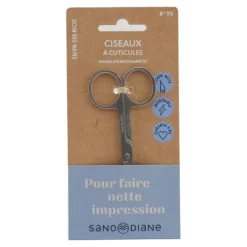 Sanodiane ciseaux à cuticules lames courbes