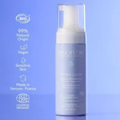 Sanoflore Hydra Ciana Mousse démaquillante douceur bio
