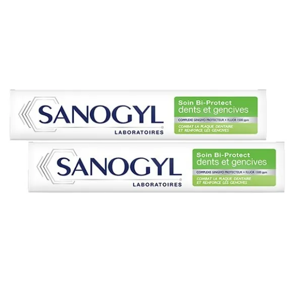 Sanogyl dentifrice Bi-Protect dents et gencives