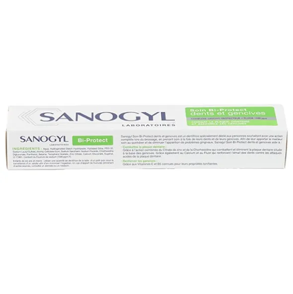 Sanogyl dentifrice Bi-Protect dents et gencives