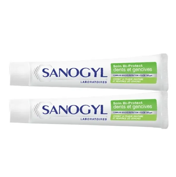 Sanogyl dentifrice Bi-Protect dents et gencives