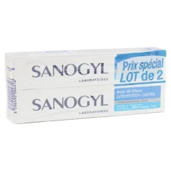 Sanogyl Soin Bi-Fluor dentifrice Prévention caries