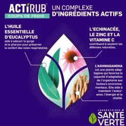 Santé Verte Actirub Coups de froid sachets