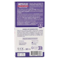 Santé Verte Actirub Maux de gorge pastilles