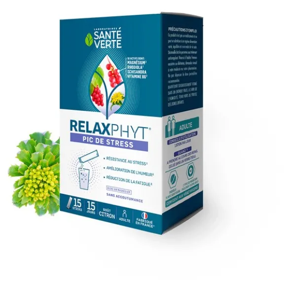 Santé Verte Relaxphyt pic de stress sticks