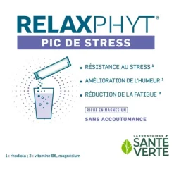 Santé Verte Relaxphyt pic de stress sticks