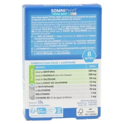 Santé Verte Somniphyt Total nuit mélatonine 1mg comprimés