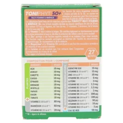 Santé Verte Toniphyt 50+ Multivitamines et minéraux comprimés