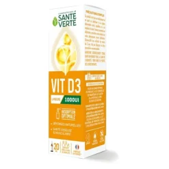 Santé verte Vit D3 1000 UI spray
